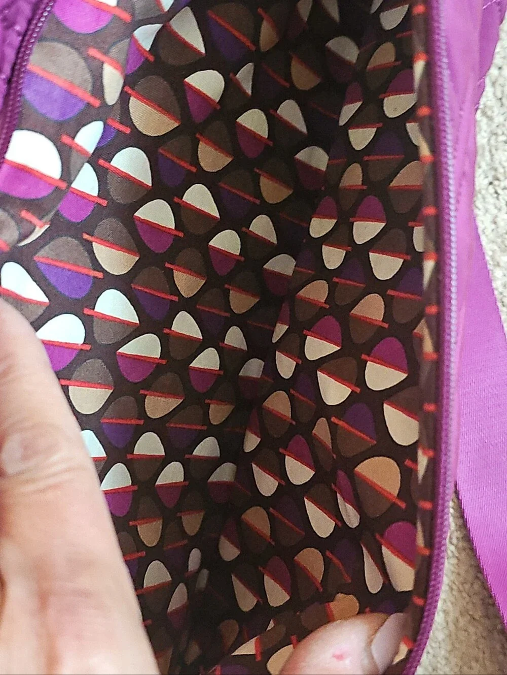 Vera Bradley MAGENTA  Quilted 16